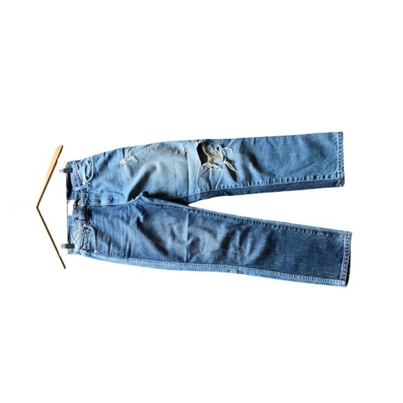 Revice Denim Patchwork Style High Waisted Straight Leg‎ Jeans Size 26 - Picture 4 of 6
